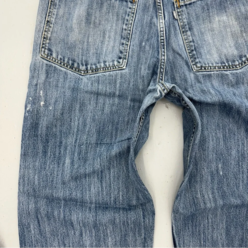 Y2K Levi’s Silvertab Jeans Low Loose Baggy Wide Skater Distressed - Picture 8 of 10
